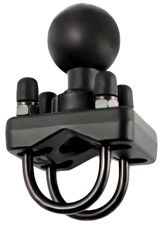 RAM 1.5" BALL WITH DOUBLE U-BOLT 1-1.25" DIAMETER