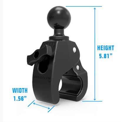 [RAP-404U] RAM TOUGH-CLAW MEDIUM CLAMP BALL BASE C SIZE